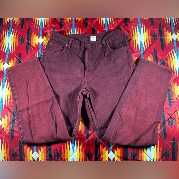 Vintage Levis 550 Red‎ Denim Relaxed Fit Tapered Leg Mom Jeans Women Sz 14 M Reg - Picture 2 of 13